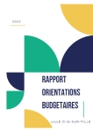 Rapport des orientations budgétaires 2023