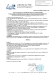 Arrêté municipal 2026-134 - Opposition au transfert des pouvoirs de police spéciale à la Covati